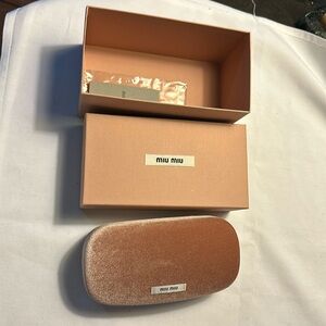 MIU MIU spare sunglasses 🕶️ cases